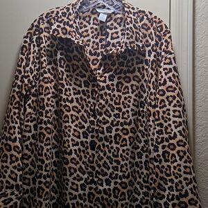 H&M JACQUARD-WEAVE SHIRT DRESS